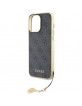 Guess iPhone 15 Pro Max Case Cover 4G Charms Gray