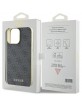 Guess iPhone 15 Pro Max Case Cover 4G Charms Gray