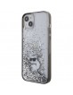Karl Lagerfeld iPhone 15 Plus Case Glitter Choupette Silver
