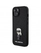 Karl Lagerfeld iPhone 15 Case Cover Glitter Ikonik Black