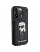 Karl Lagerfeld iPhone 15 Pro Max Case Cover Cardslot Stand Black