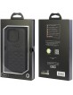 Audi iPhone 15 Pro Case Cover GT Faux Leather Black