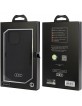 Audi iPhone 15 Pro Max Case Cover Q3 Silicone Microfiber Black