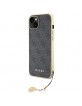 Guess iPhone 15 Plus Case Cover 4G Charms Gray