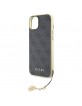 Guess iPhone 15 Plus Case Cover 4G Charms Gray