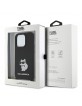 Karl Lagerfeld iPhone 15 Pro Hülle Case Crossbody Choupette Schwarz