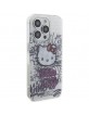 Hello Kitty iPhone 13 Pro Case Cover Kitty On Bricks Graffiti White