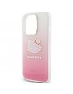 Hello Kitty iPhone 14 Pro Hülle Case Cover Electrop Kitty Kopf Rosa Pink