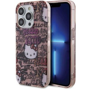 Hello Kitty iPhone 14 Pro Case Cover Tags Graffiti Pink