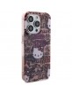 Hello Kitty iPhone 15 Pro Case Cover Tags Graffiti Pink