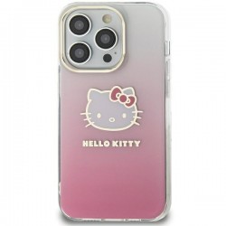 Hello Kitty iPhone 15 Case Cover Electrop Kitty Head Pink