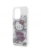 Hello Kitty iPhone 15 Pro Max Case Cover Kitty On Bricks Graffiti White