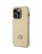 Guess iPhone 15 Pro Case Cover Rhinestone 4G Diamond Gold