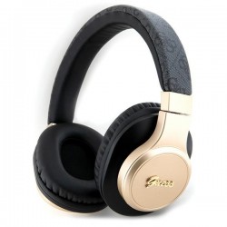 Guess Bluetooth On Ear Headphones 4G Script Black