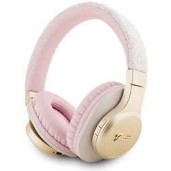 Guess Bluetooth On Ear Headphones 4G Script Pink