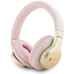 Guess Bluetooth On Ear Headphones 4G Script Pink