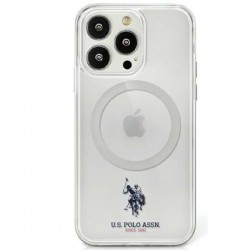 US Polo iPhone 15 Hülle Case Cover Magsafe Transparent