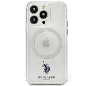 US Polo iPhone 15 Case Cover Magsafe Transparent
