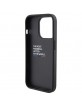 BMW iPhone 15 Pro Hülle Case Cover Schlaufe Grip Stand Perforated Schwarz