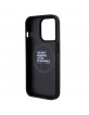 BMW iPhone 15 Pro Hülle Case Leather Carbon MagSafe Schwarz