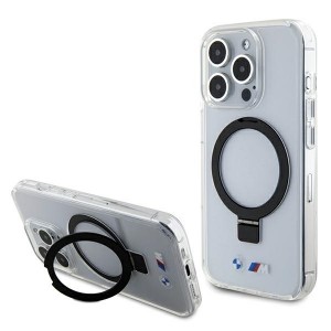 BMW iPhone 15 Pro Case Cover Ring Stand M MagSafe clear