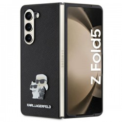 Karl Lagerfeld Samsung Z Fold 5 Case Karl Choupette Black