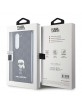 Karl Lagerfeld Samsung Z Fold 5 Hülle Case Monogram Ikonik Pin Schwarz