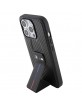 BMW iPhone 15 Pro Case Cover Grip Stand Carbon M Black