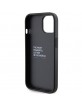 BMW iPhone 15 Case Cover Grip Stand Carbon M Black