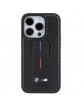 BMW iPhone 15 Pro Max Case Grip Stand Carbon M Black