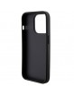 Guess iPhone 15 Pro Case Grip Stand Diamond Rhinestone Black