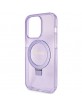 Guess iPhone 15 Pro Hülle Case Cover Ring Stand MagSafe Violett