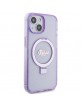 Guess iPhone 15 Plus Case Cover Ring Stand MagSafe Purple