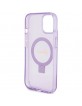 Guess iPhone 15 Plus Hülle Case Cover Ring Stand MagSafe Violett