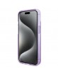 Guess iPhone 15 Case Cover Ring Stand MagSafe Purple