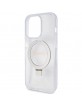 Guess iPhone 15 Pro Max Hülle Case Cover Ring Stand MagSafe Transparent
