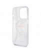 Guess iPhone 15 Pro Max Hülle Case Cover Ring Stand MagSafe Transparent
