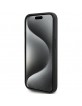 Karl Lagerfeld iPhone 15 Pro Case Cover Silicone Signature Black