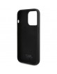 Karl Lagerfeld iPhone 15 Pro Case Cover Silicone Signature Black