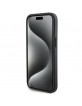 Karl Lagerfeld iPhone 15 Plus Case Grip Stand Saffiano K & C Black