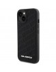 Karl Lagerfeld iPhone 15 Plus Hülle Case Cover Quilted K Pattern Schwarz