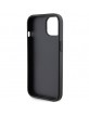 Karl Lagerfeld iPhone 15 Case Grip Stand Saffiano K & C Black