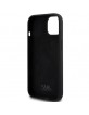 Karl Lagerfeld iPhone 15 Case Cover Silicone Signature Black