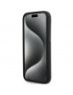 Karl Lagerfeld iPhone 15 Case Silicone Ikonik Metal Pin Black