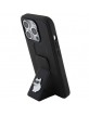 Karl Lagerfeld iPhone 15 Pro Max Case Grip Stand Saffiano Choupette Black