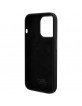 Karl Lagerfeld iPhone 15 Pro Max Case Silicone K & C Head Black