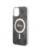 Guess iPhone 15 Case Cover MagSafe 4G Black