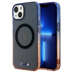 BMW iPhone 15 14 13 Hülle Case MagSafe Gradient Grau