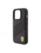 Ferrari iPhone 15 Pro Hülle Case Perforated Waves Schwarz