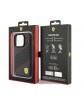 Ferrari iPhone 15 Pro Case Perforated Waves Black